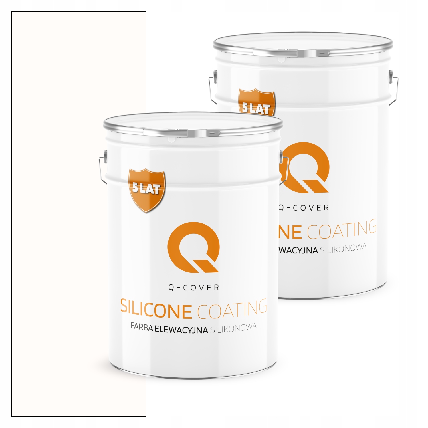 Fasádna silikónová farba 10L Fasádna Uv Farba Biela