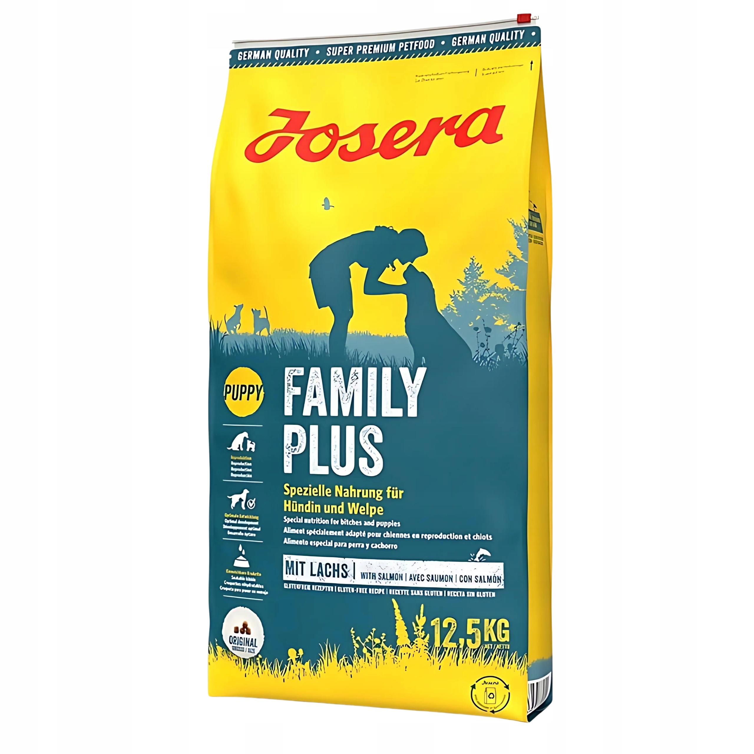 Levně Krmivo pro psy Josera Family Plus ekologická drůbež 12,5 kg