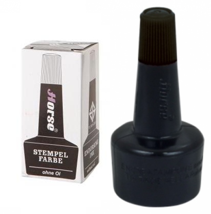 TUSZ DO STEMPLI SZYBKOSCHNĄCY HORSE CZARNY 28 ML