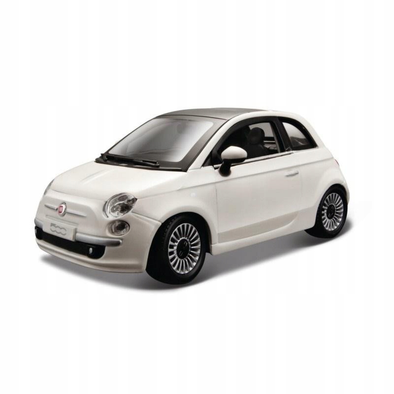 Bburago Fiat 500 White 1:24 Auto pro děti