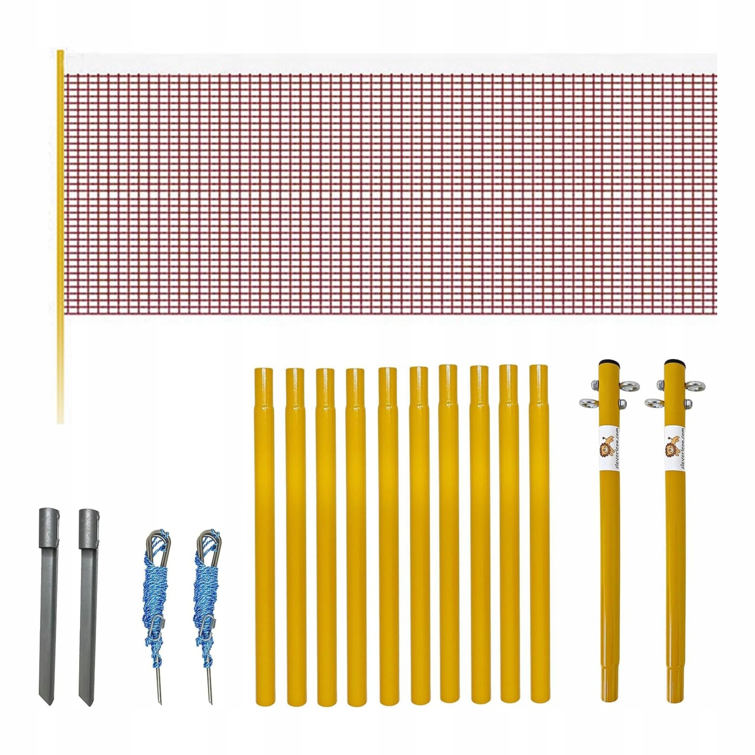 Přenosná Sada Na Plážový Volejbal Badminton Tenisová Síť Pro Děti