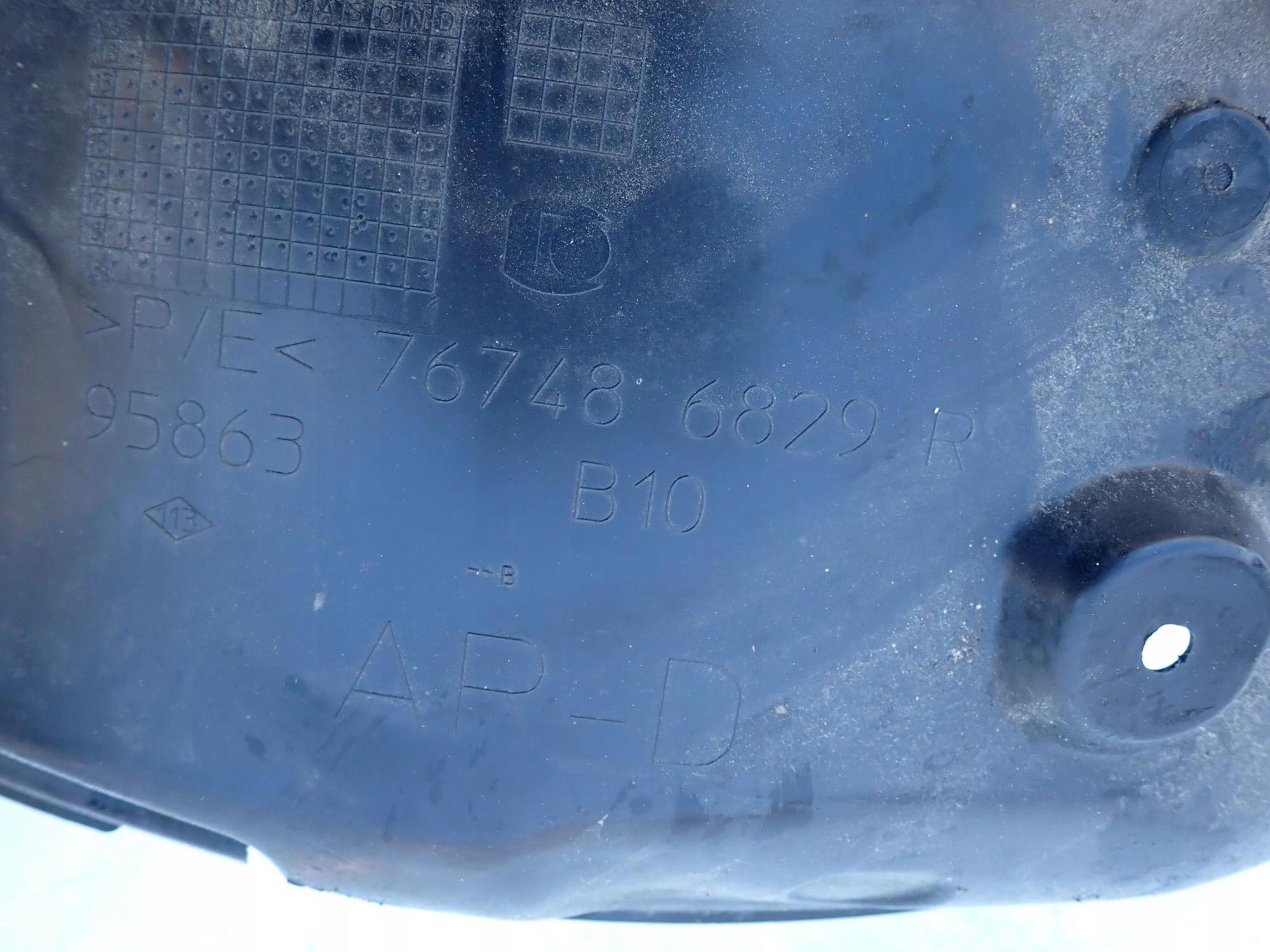 RENAULT ZOE 12-> mudguard rear part rear. right