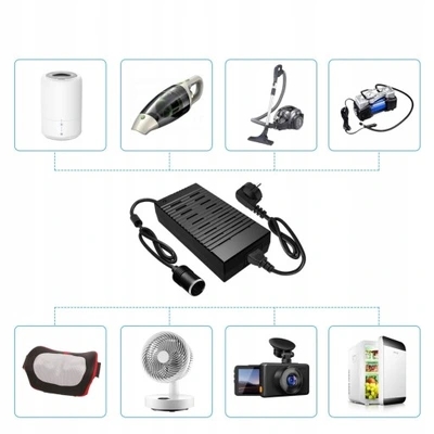 ZASILACZ SAMOCHODOWY 230V 12V KONWERTER NAPIĘCIA Marka Inna