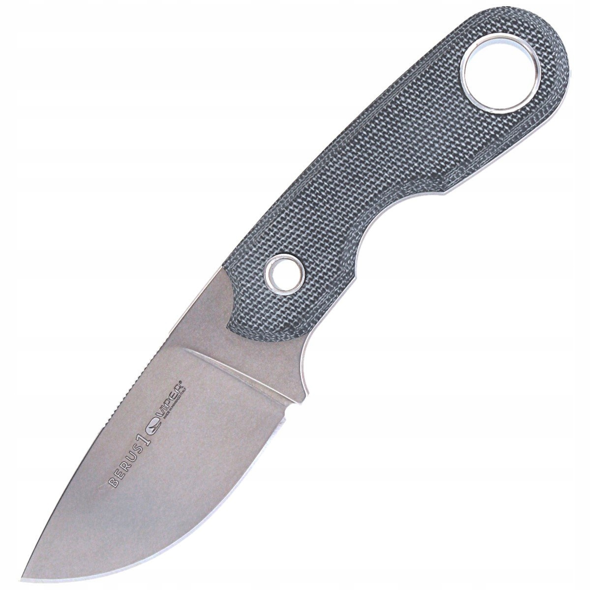 Nůž Viper Berus 1 Black Canvas Micarta, Stonewashed M390 (VT4012CB)