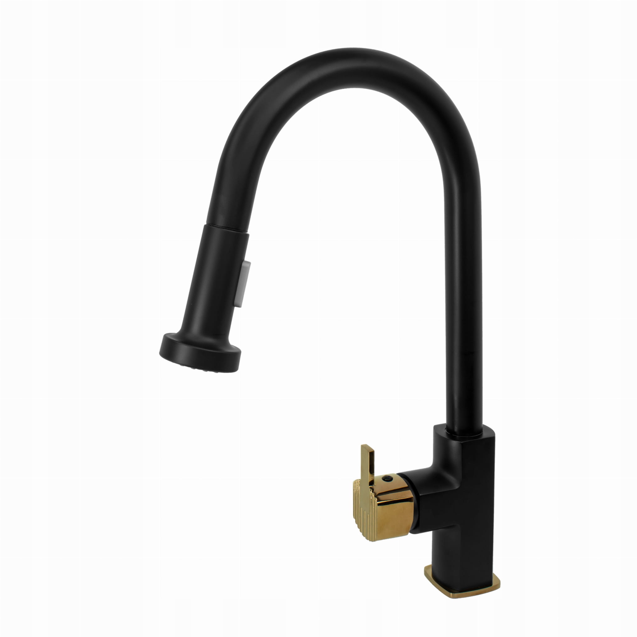 Kuchynská batéria Venice s výsuvným výtokom Čierna Gamma