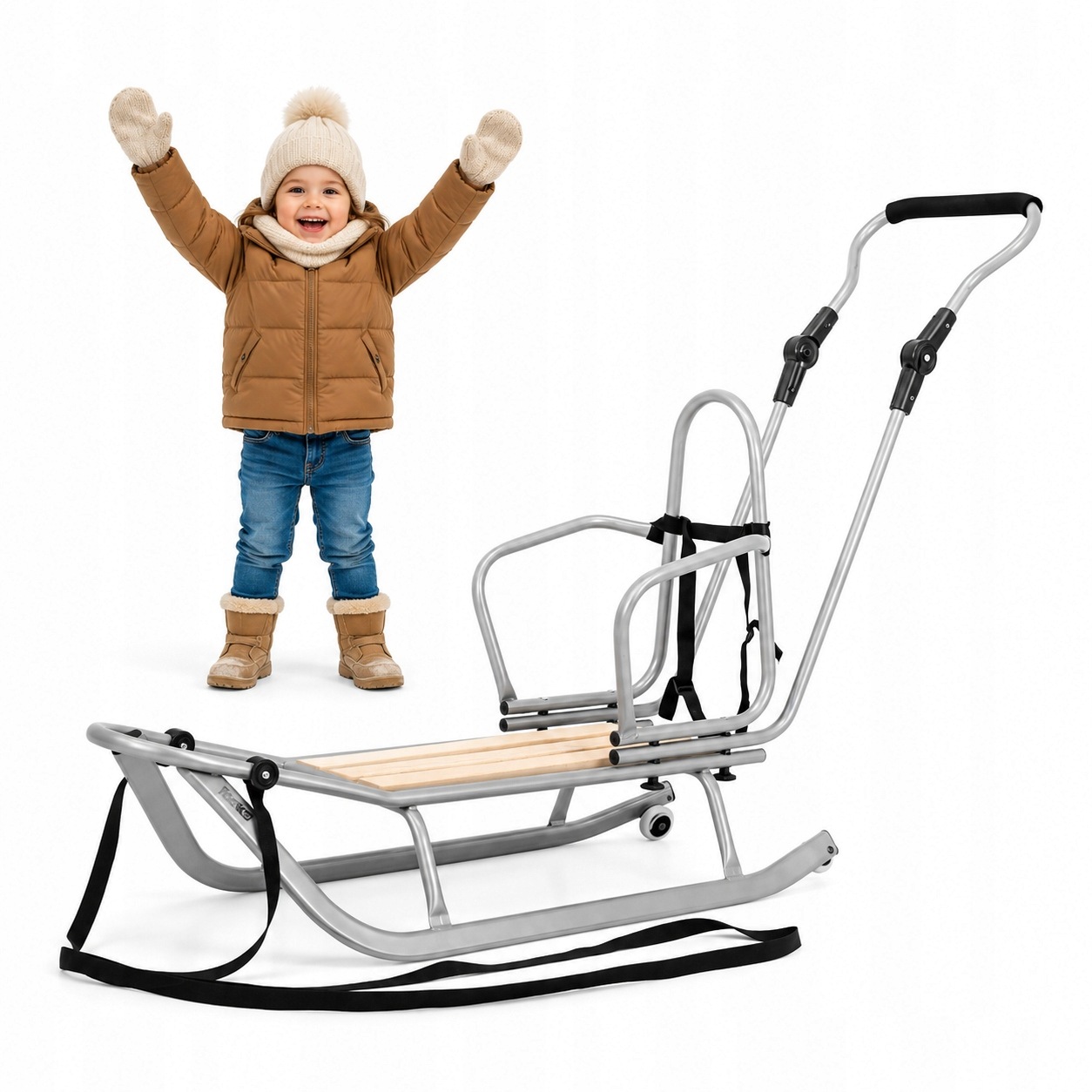 Metalowe sanki tradycyjne Kunert Rocker