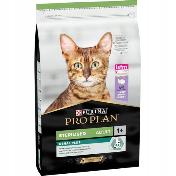 Levně ProPlan Cat Adult Sterilised Renal Plus Turkey 10kg