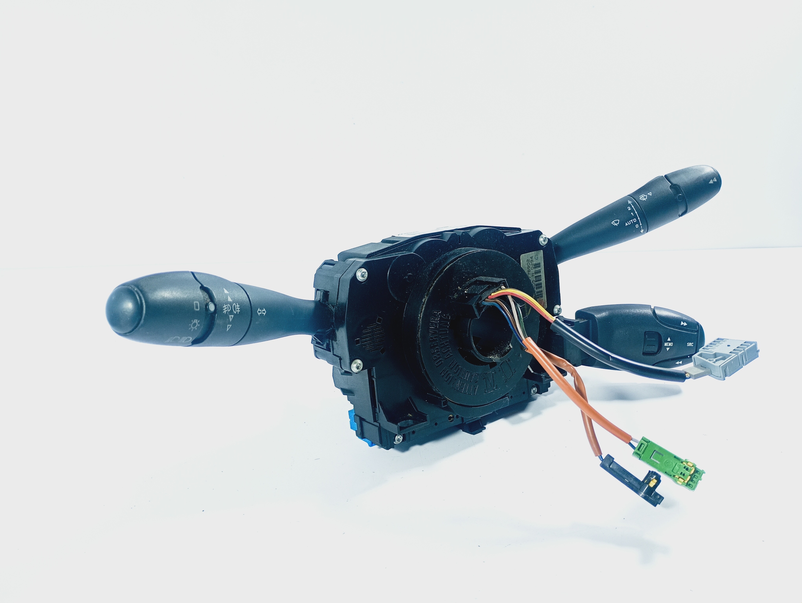interrupteur commande levier commodo sous volant OE 96592431XT Peugeot 407 04-11