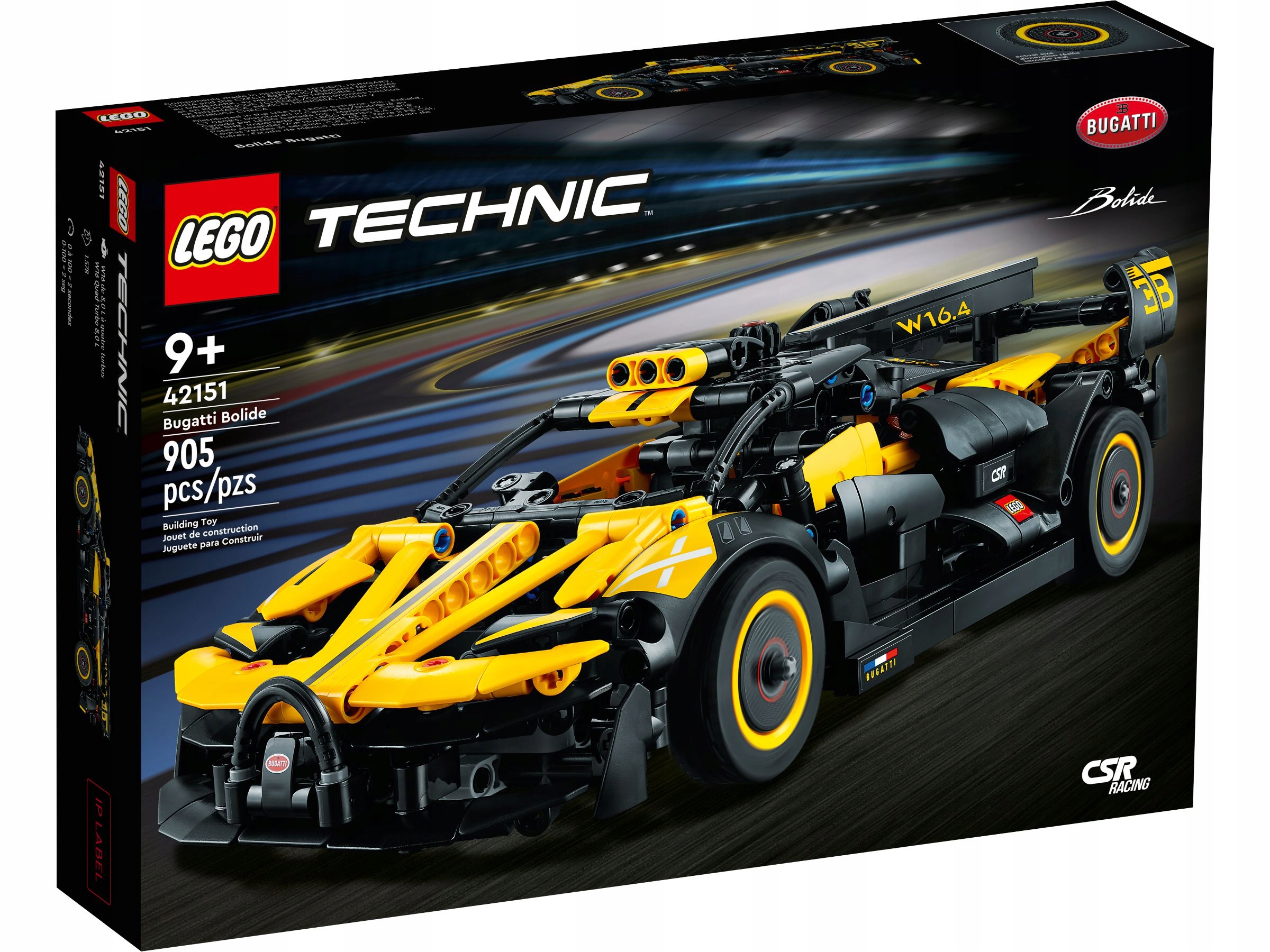 LEGO TECHNIC 42151 Bolid Bugatti Marka LEGO