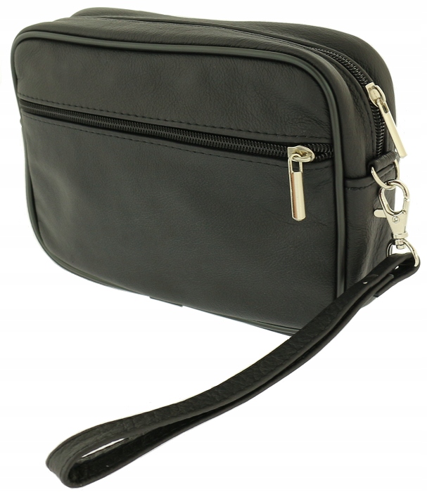 SASZETKA Męska NA DOKUMENTY PIENIĄDZE Skórzana Model HP104S