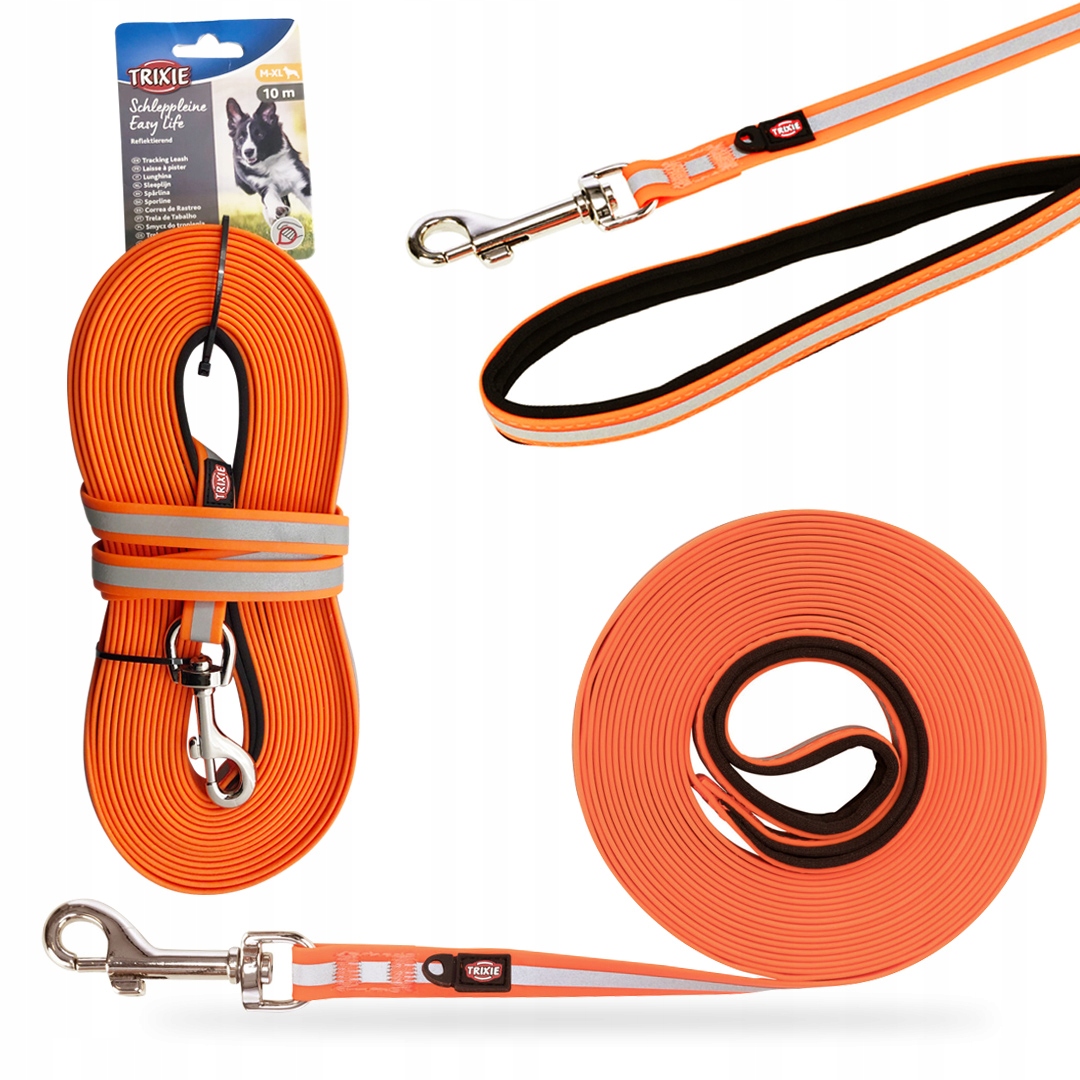 Smycz Treningowa Odblaskowa dla Psa do Tropienia Trixie Easy Life 10m/17mm