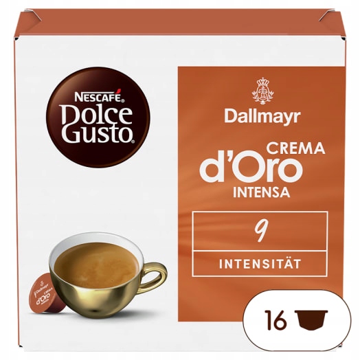 Levně Nescafé Dolce Gusto Dallmayr Crema d'Oro Intensa Káva v kapslích
