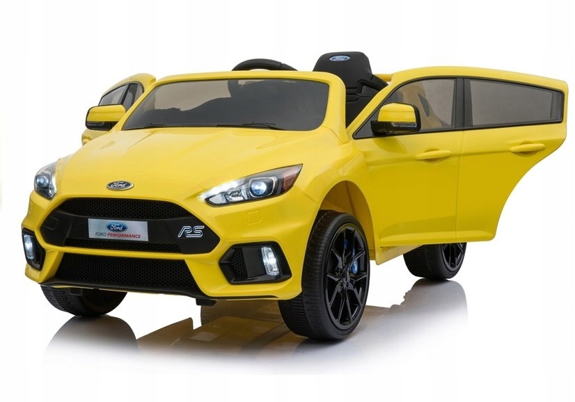 Samochód Auto na akumulator Ford Focus Rs Żółte