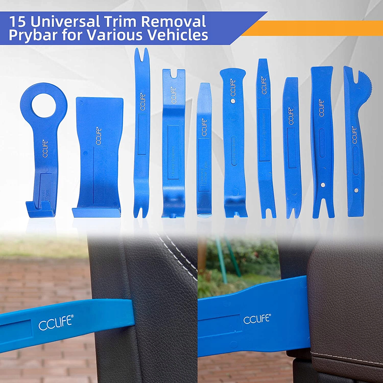 ZESTAW DO DEMONTAŻU TAPICERKI DRZWI RADIA NARZĘDZI Kod producenta Montaż i demontaż tapicerki auta