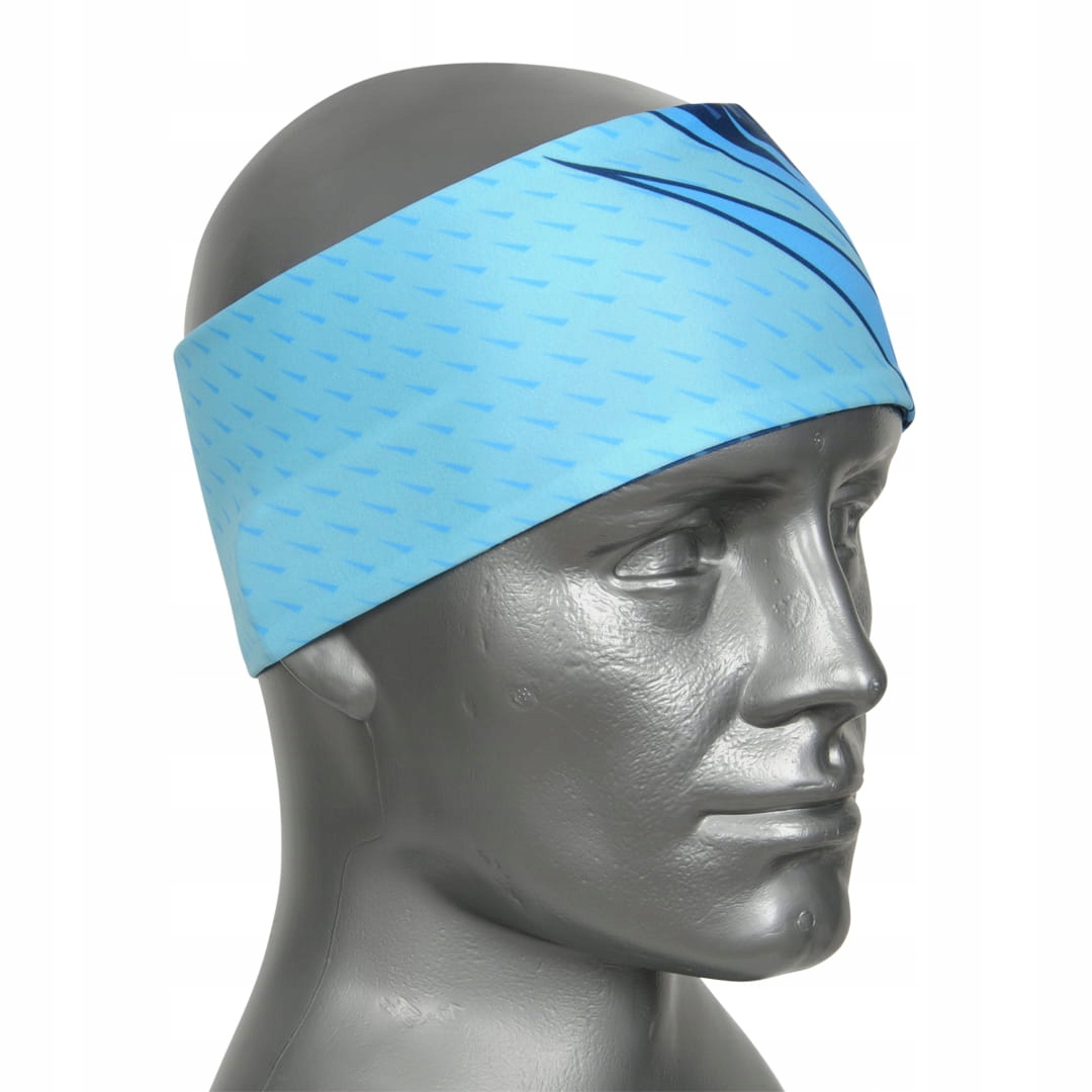 Opaska elastyczna na głowę - Blue Minimal