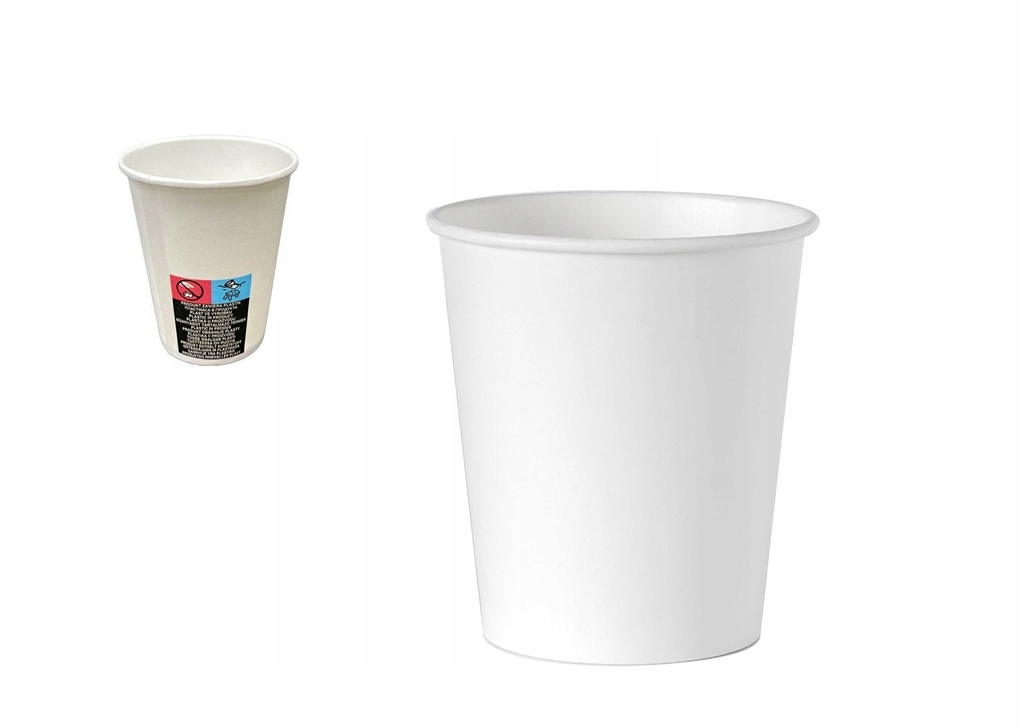 

Kubek kubki papierowe Białe 250ml 280ml Znak 50szt