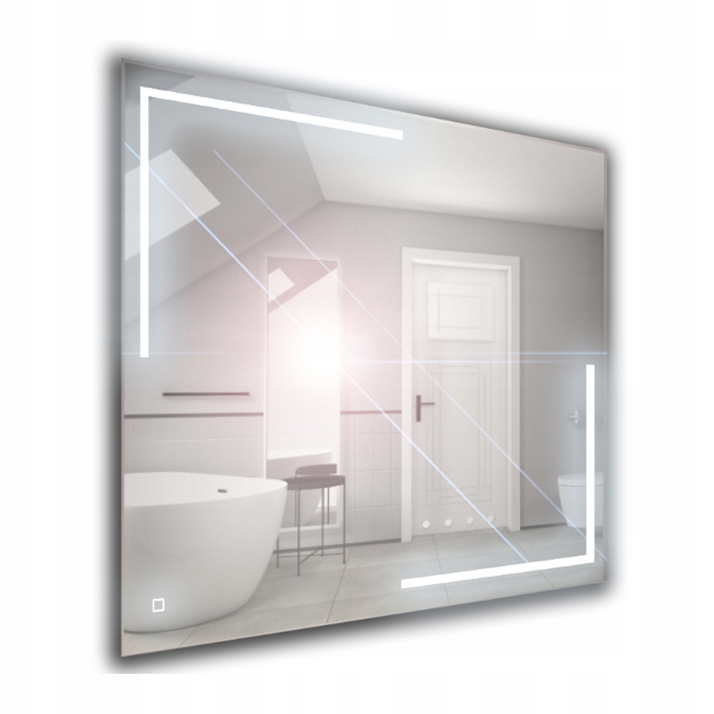 

Lustro łazienkowe Led z wyłącznikiem 60x65 SP3