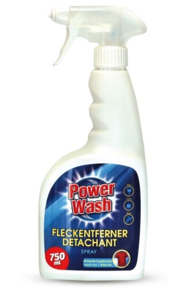 

Niemiecki Odplamiacz Spray Power Wash 750 ml Mocny