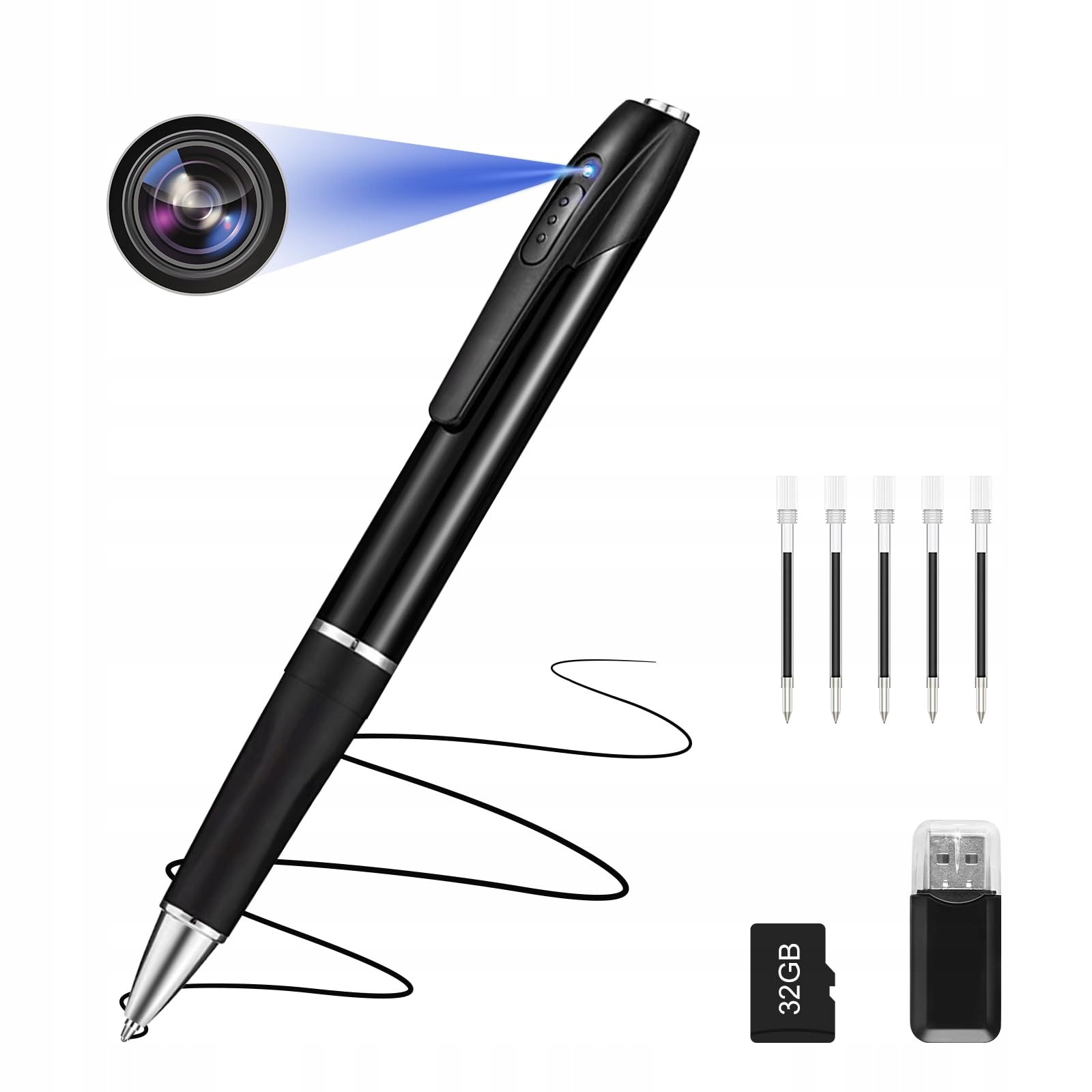 Finsui Mini Monitorovací Kamera 32 Gb 1080P