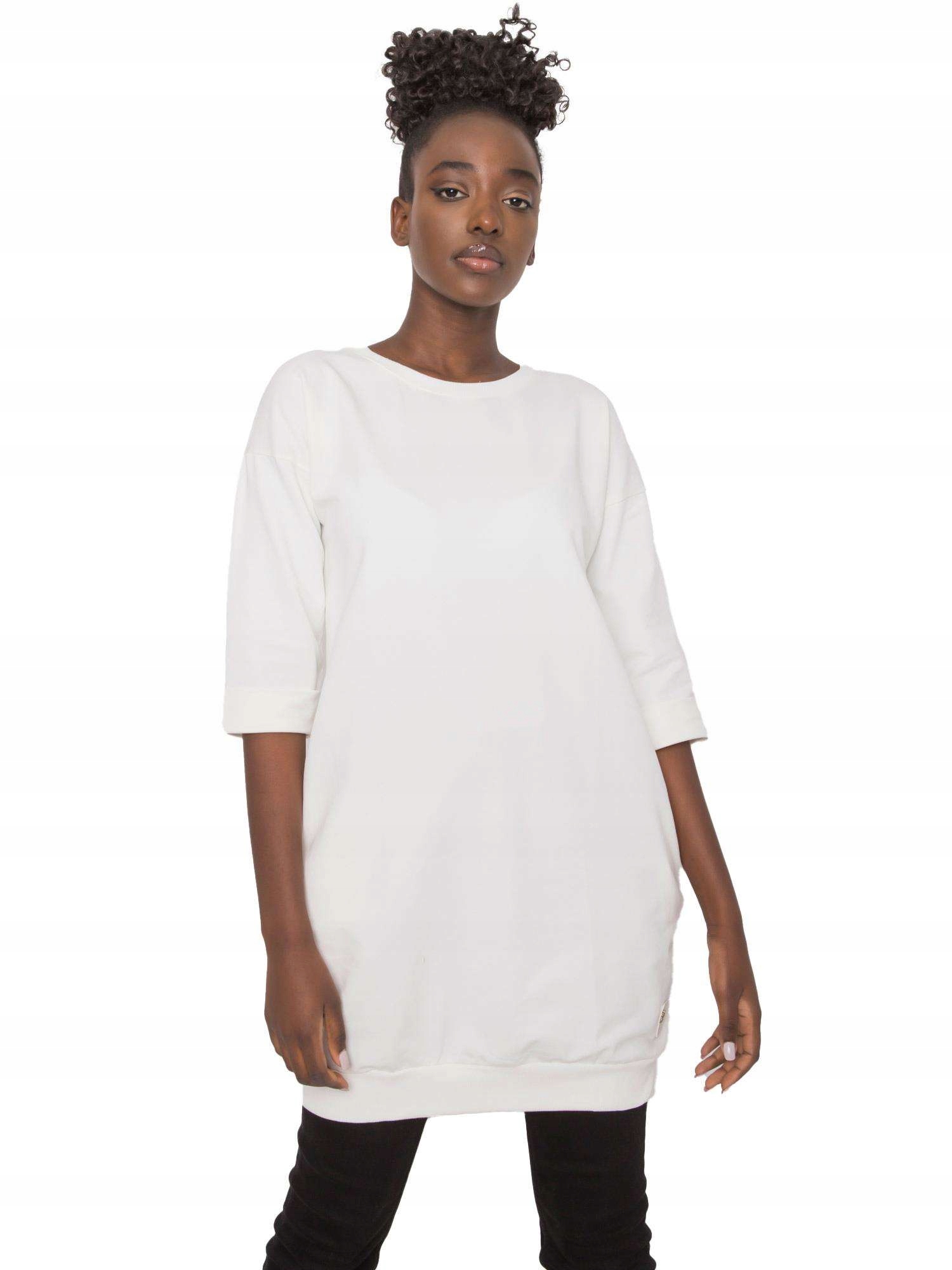 

Wygodna Damska Bluza z kieszeniami długa - S/m