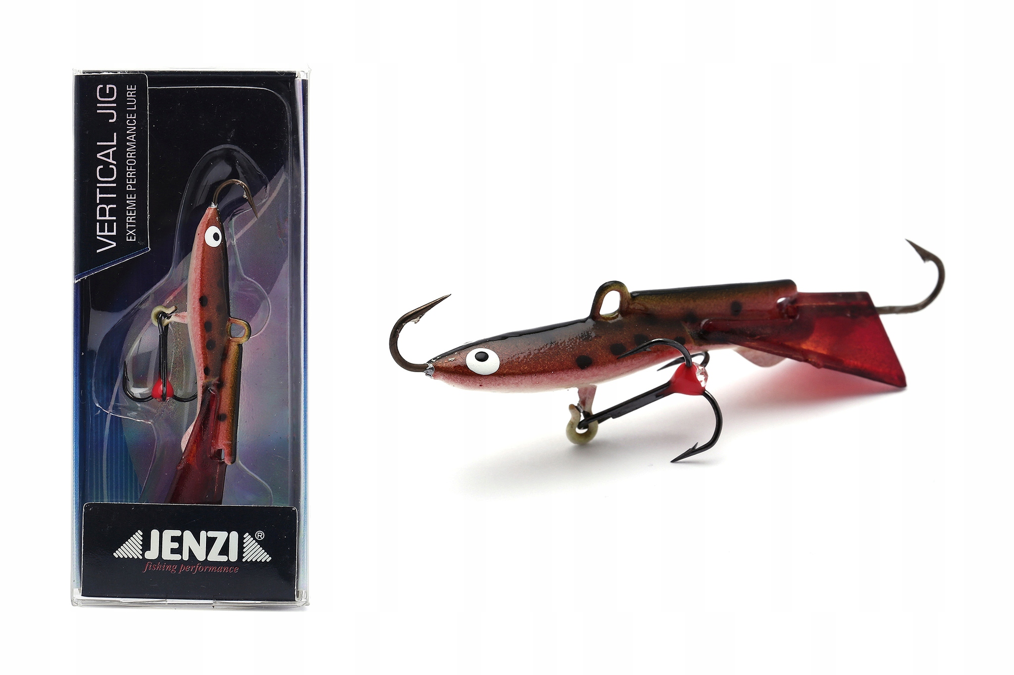 Błystka Podlodowa Balansówka Jenzi Vertical Jig 12g Browny