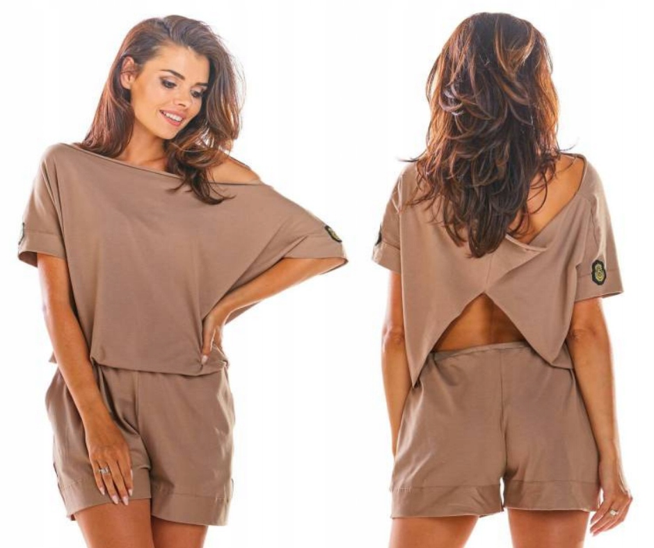 

Luźny kombinezon casual oversize lato S/m
