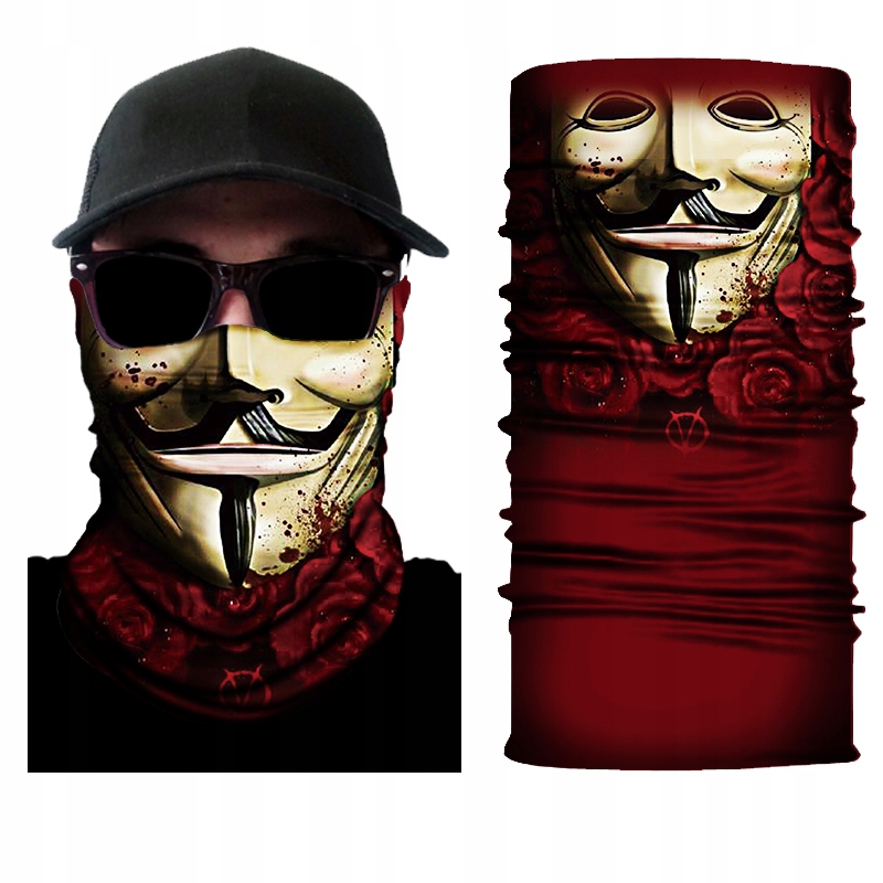 

Kominiarka Komin Bandana Chusta Czaszka Wys Jakość