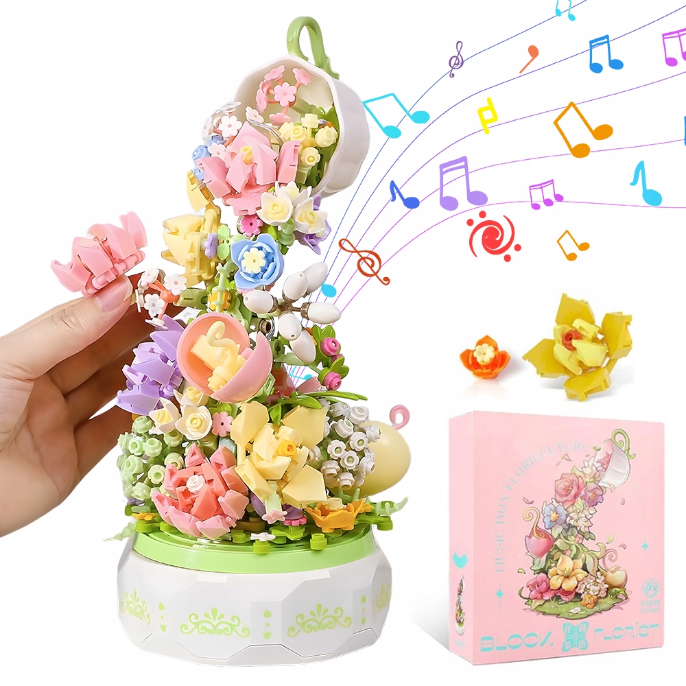 Flower Building Blocks - Niska cena na Allegro