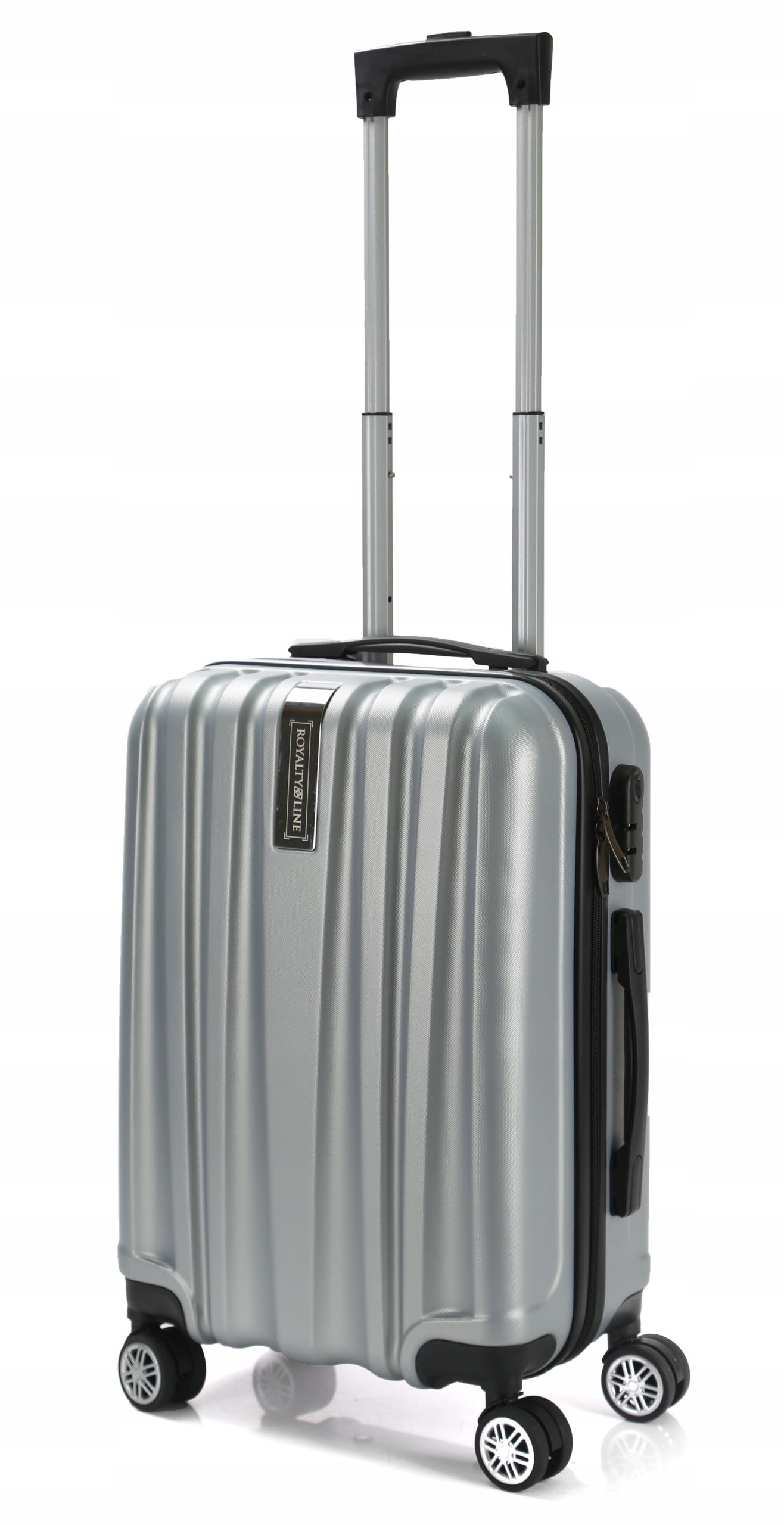 ZESTAW WALIZEK PODRÓŻNYCH NA KÓŁKACH XXL XL L BAGAŻ KÓŁKA ZAMEK NA SZYFR Wzór dominujący bez wzoru