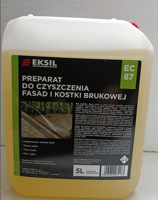 Eksil EC-87 Pro Čištění Fasád A Dlažebních Kostek 5 L