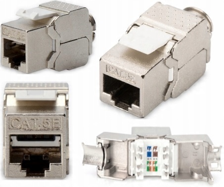

Digitus Gniazdo Moduł Keystone RJ45 Stp kat.5e bez