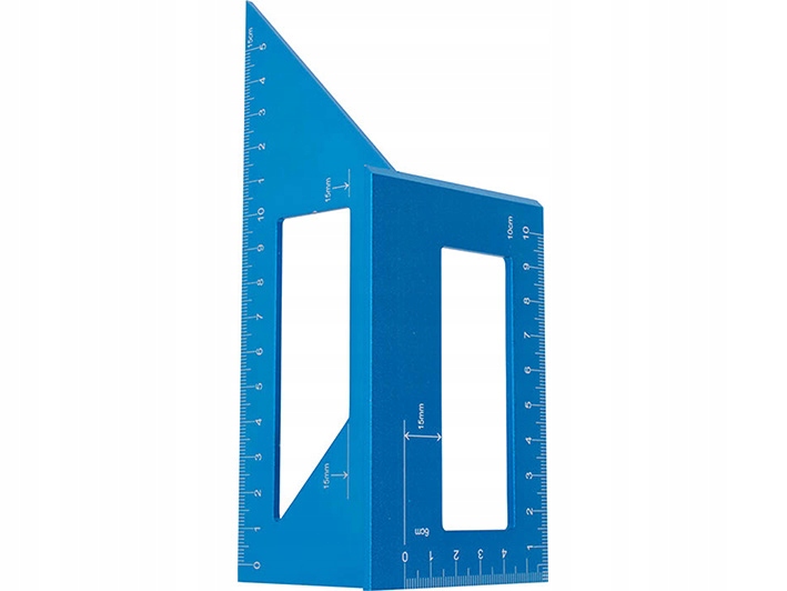 

Kątownik Aluminiowy Stolarski Japoński 45/90 3D