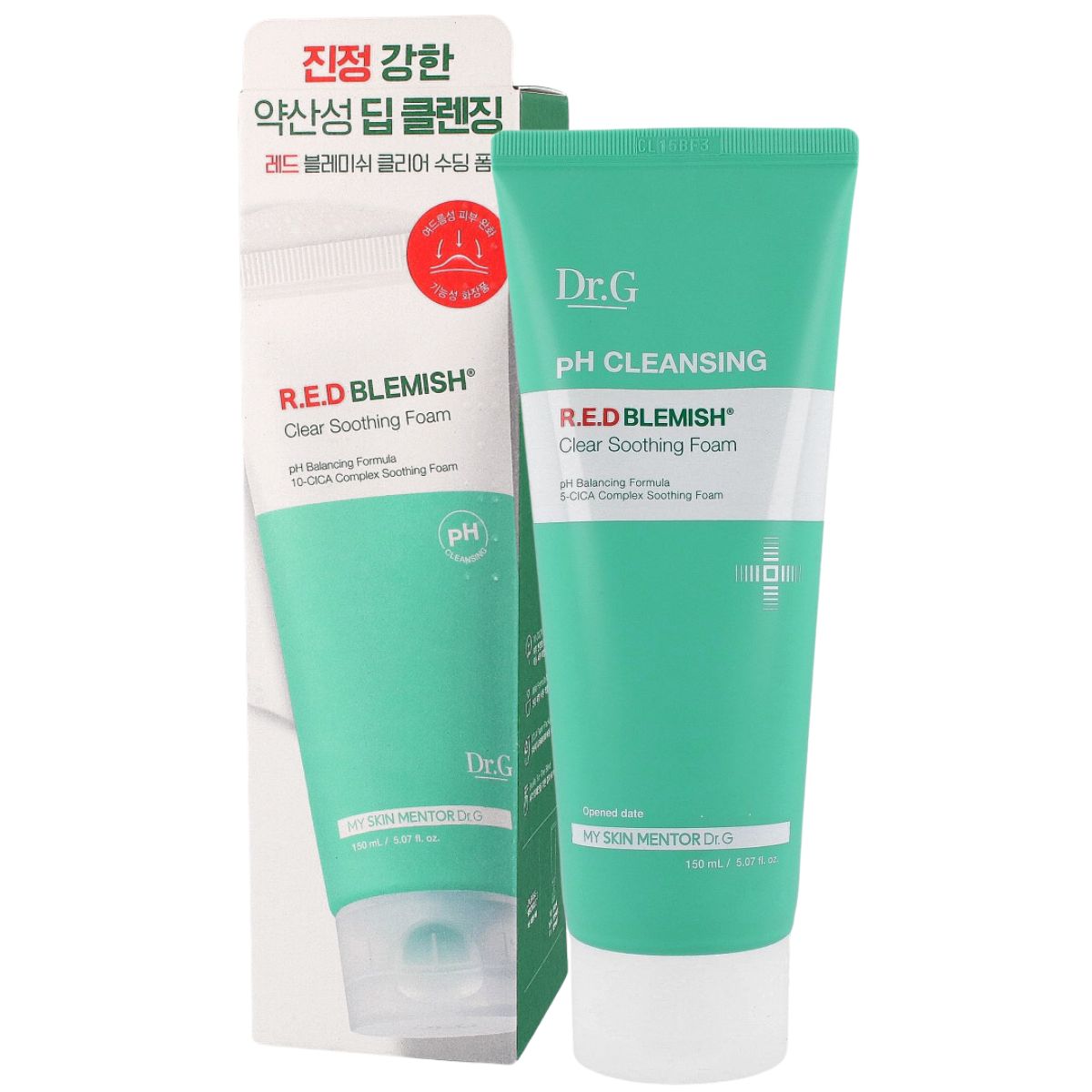Doctor.G R.e.d Blemish Clear Soothing Foam, 150 Ml – pěna na mytí obličeje