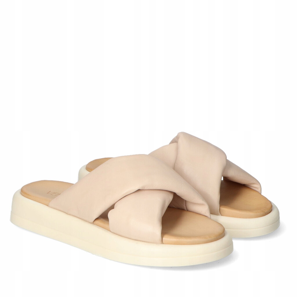 Klapki Venezia 2682R097 Beżowe Lico 36 Rozmiar 36