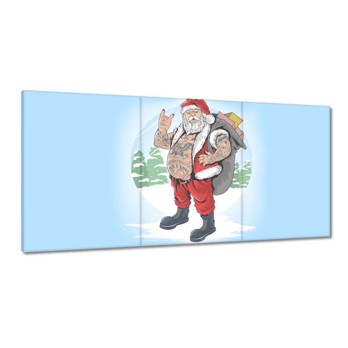 Obrazy 180x90 Sviatok Mikuláša s tetovaním