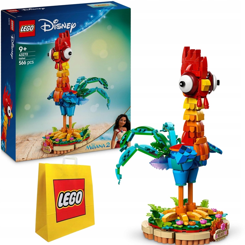 stavebnice Lego Disney 43272 Heihei papírová taška Lego!