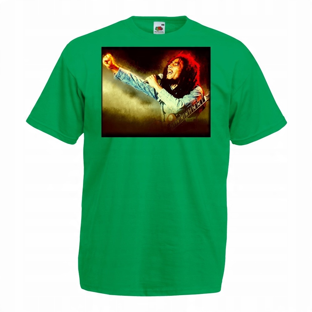 

Koszulka z nadrukiem reggae Bob Marley rasta S