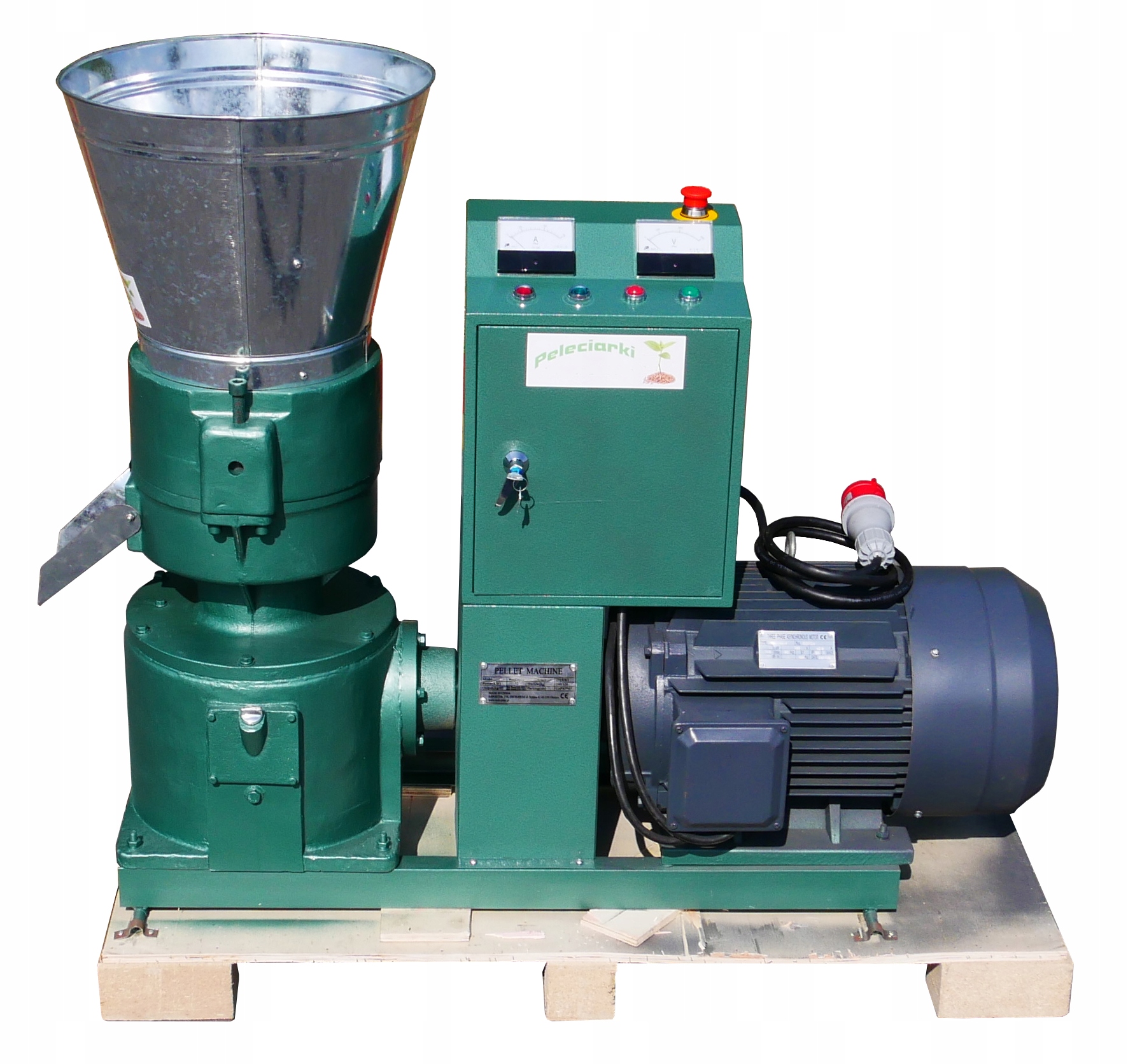 PELECIARKA 22 KW 2 ROLKOWA PELLET PRODUKCJA SOSNA