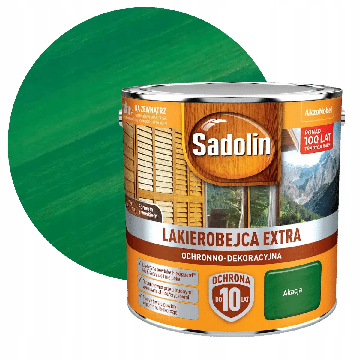 Sadolin Extra Lakierobejca Do Drewna Akacja 2,5L