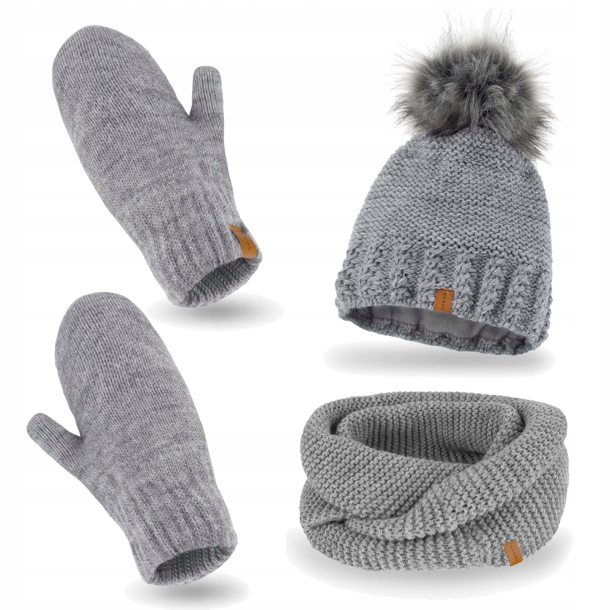 Nandy Dámský zimní komplet Čepice Nákrčník Rukavice