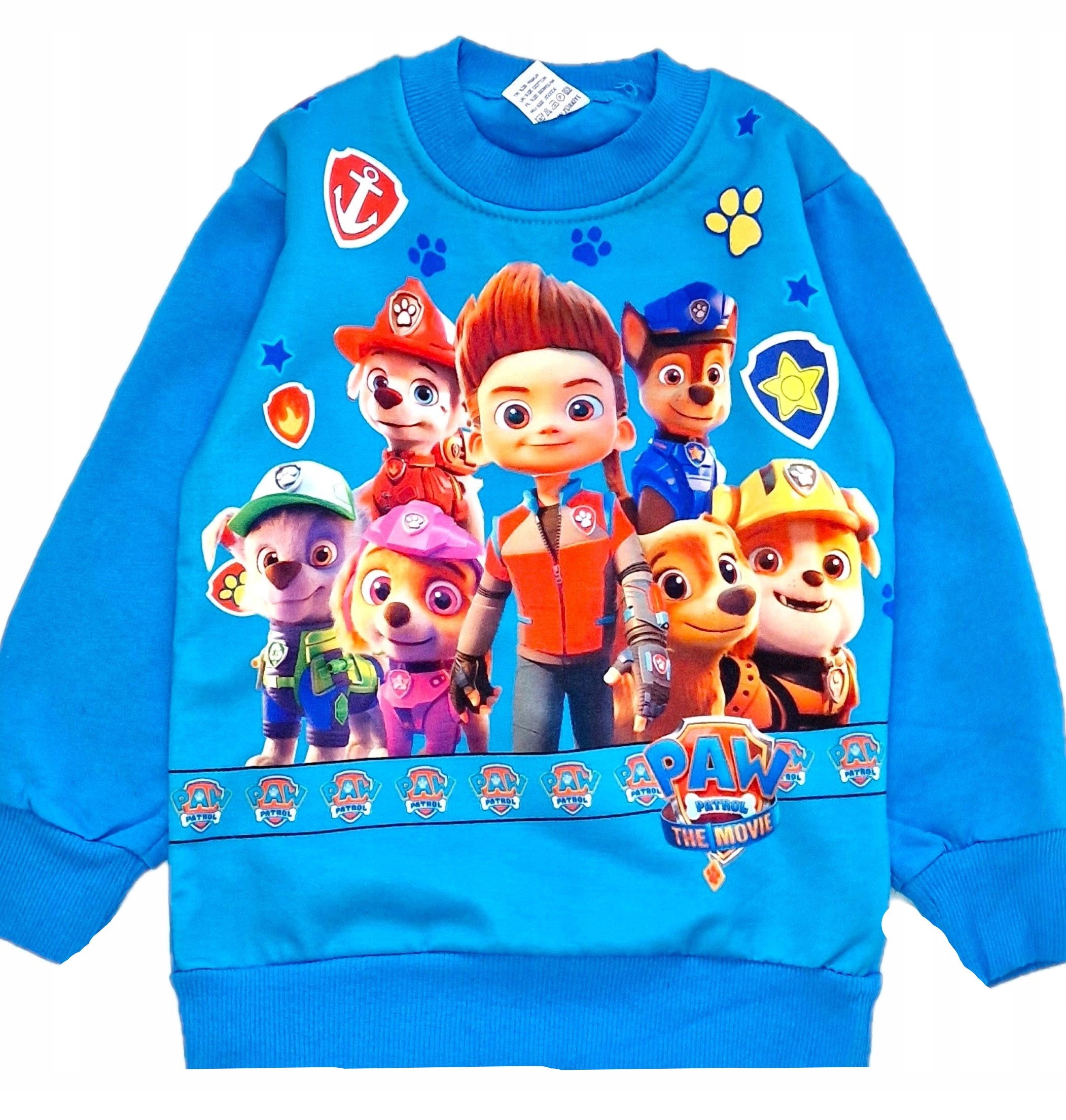 BLUZA DRESOWA chłopięca 116 PSI PATROL NIEBIESKA CHASE MARSHALL