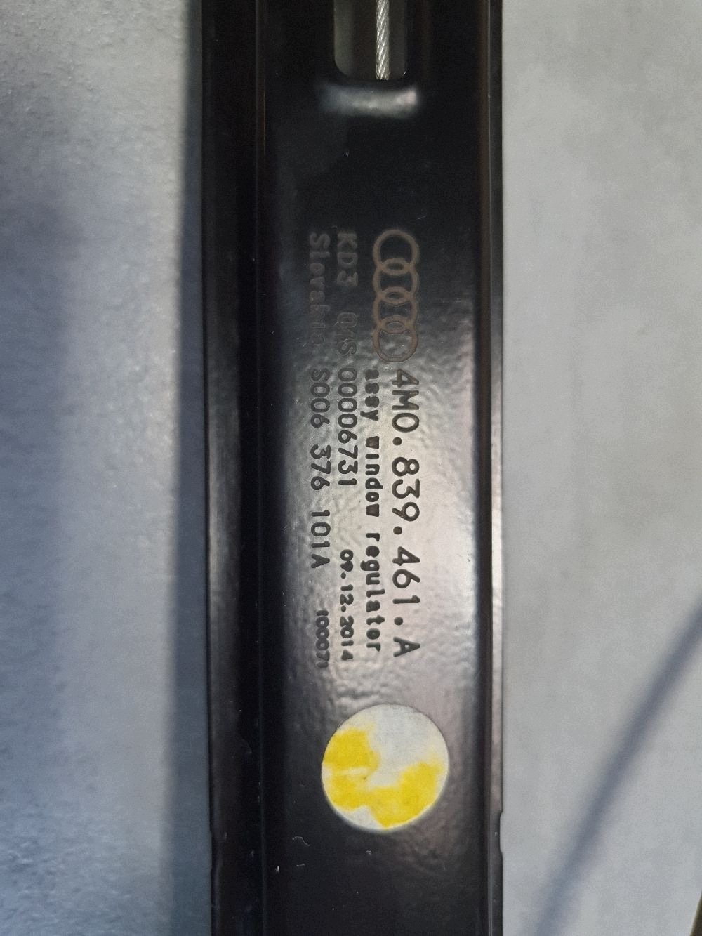 Audi Q7 4M fensterhebermotor links heck 4M0839461A