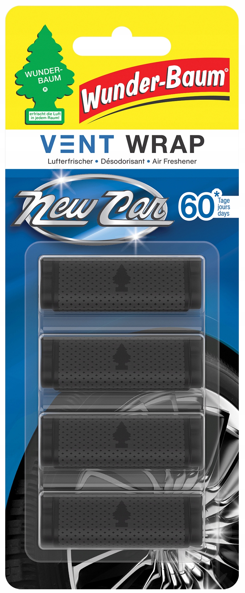 WUNDER BAUM VENT WRAP - ODŚWIEŻACZ - NEW CAR