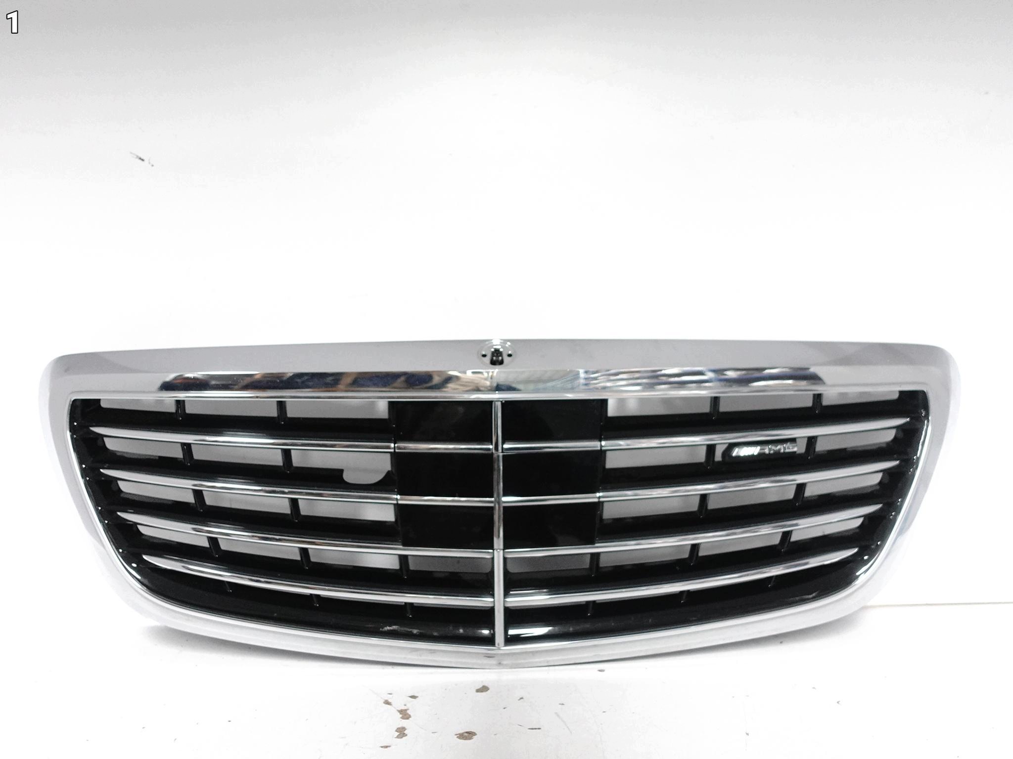MERCEDES s-class S63 63 W222 AMG 13-17 grill grille grid below RADAR front