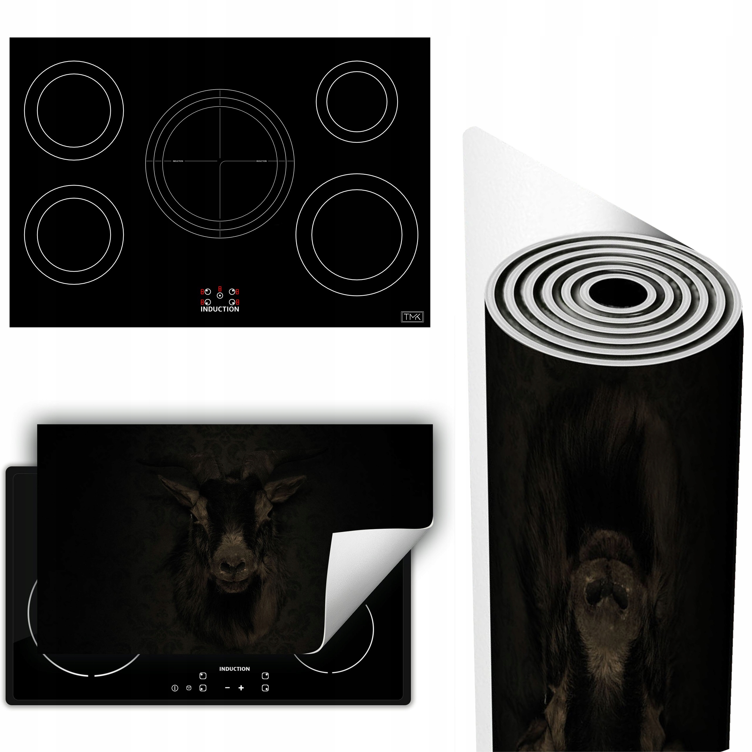 Vinylová Podložka Ochrana Kuchyňské Desky 90x52 koza