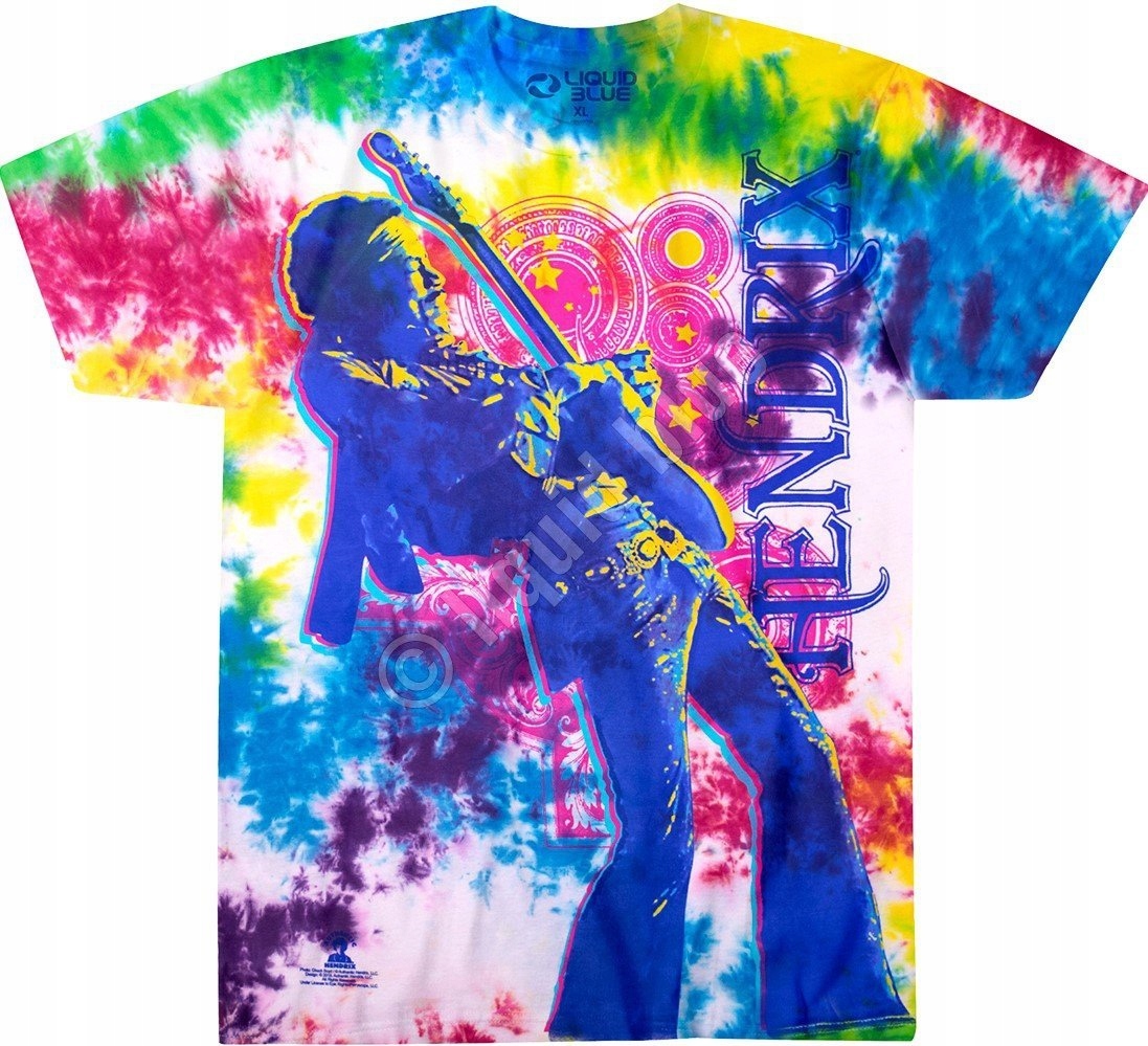 Jimi Hendrix Electric Lady Liquid Blue 2XL