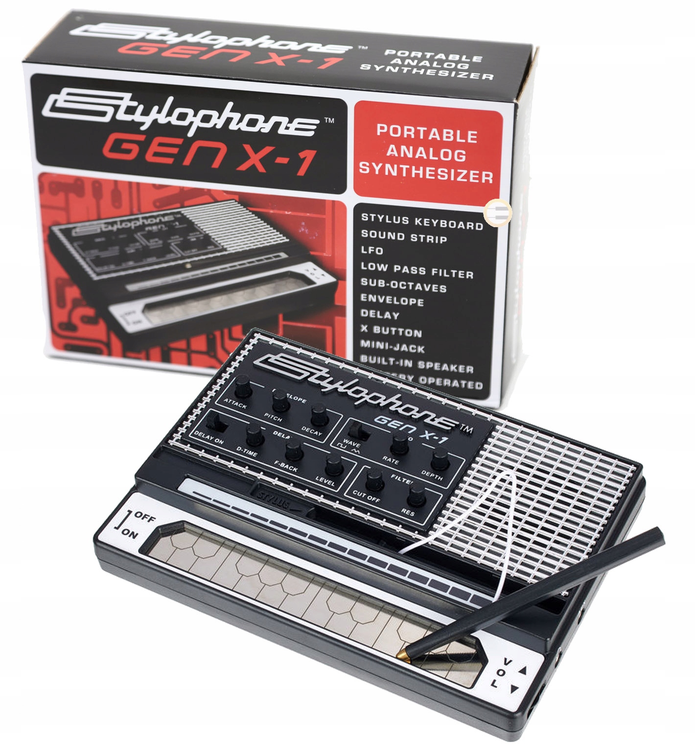 Стилофон цена. Стилофон Gen x-1. Аналоговый синтезатор Dubreq Stylophone s1. Dubreq Stylophone s1 габариты в коробке. Ретро-синтезатор Stylophone 350s.