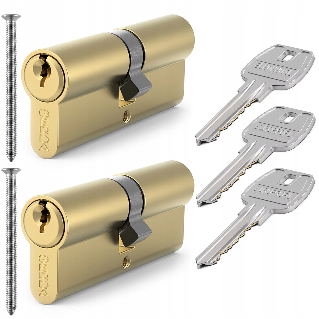 Sada 2 vložek 30/30 30/30 3 ks mosaz Gerda