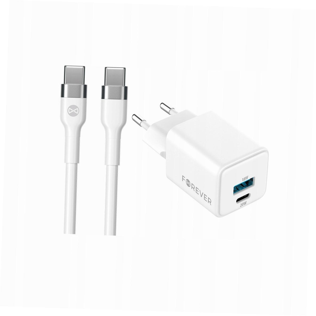 Szybka ładowarka GaN 20W Usb i Usb-c z kablem do Xiaomi Redmi Note 11 5G