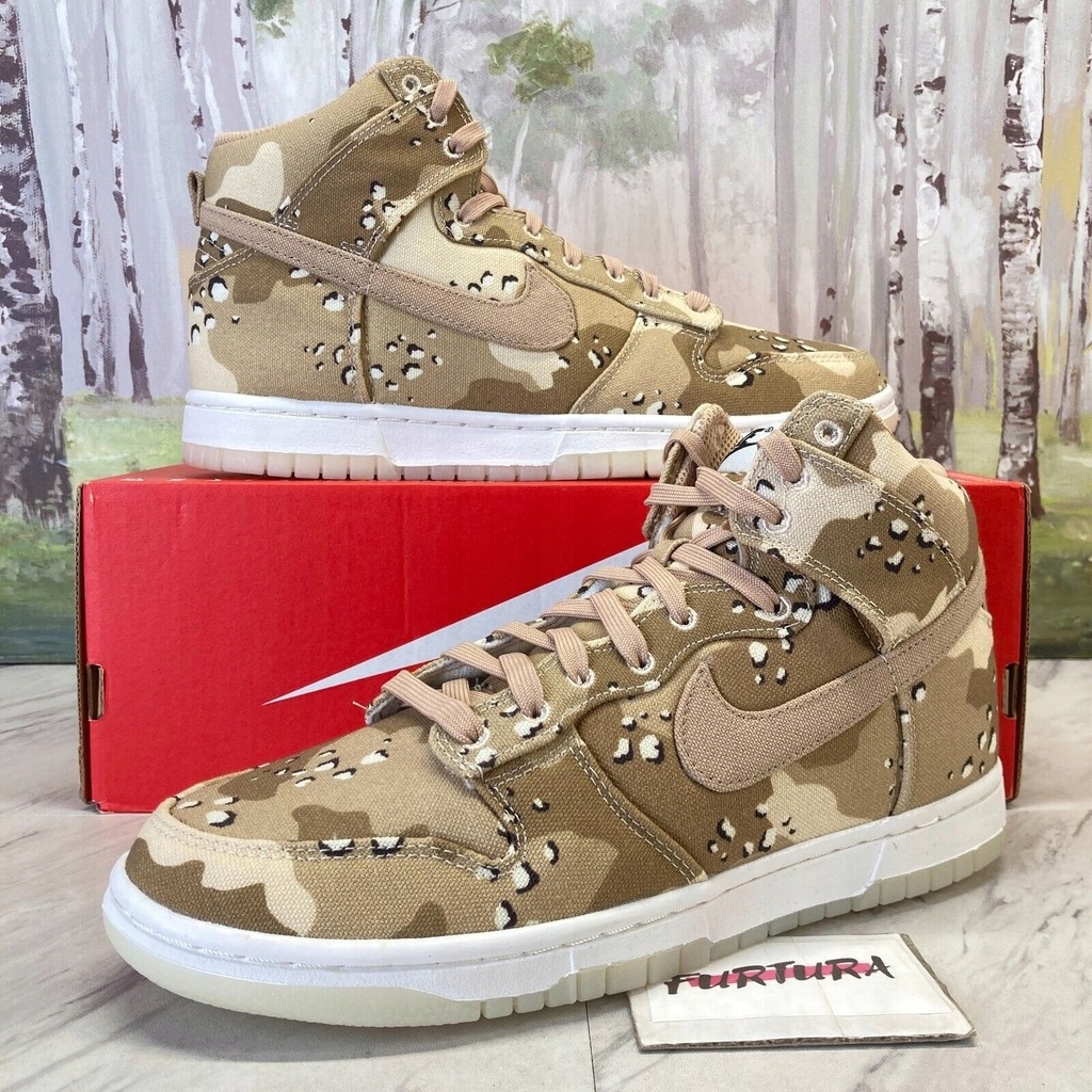 Buty Nike Dunk High Desert Camo 41 US9.5 26.5cm (DX2314-200)